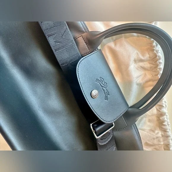 Brand New Longchamp Le Pliage Extra S Handbag black - Leather - Picture 4 of 14